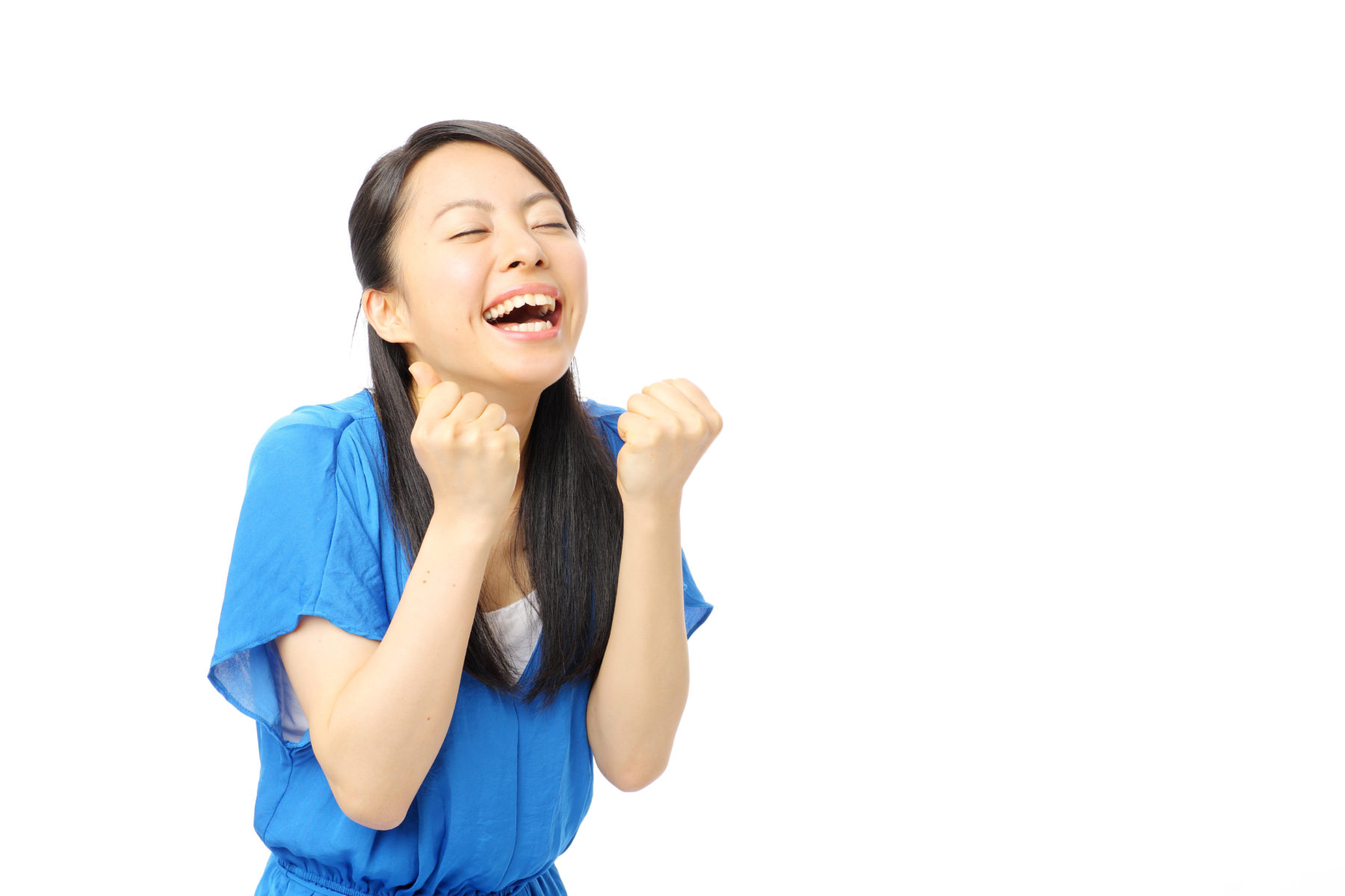 Woman excited about IBLCE score.